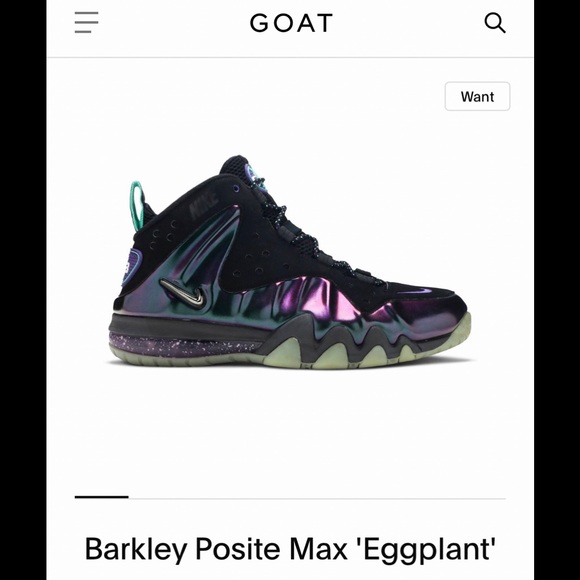 NIKE BARKLEY POSITE MAX “EGGPLANT” SNEAKER🔥 - Picture 14 of 16